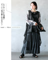 ゆるラフ染シアー ぴたぴたしないトップス