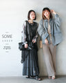 ゆるラフ染シアー ぴたぴたしないトップス