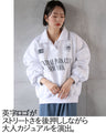 Creates a relaxed look. Collared logo sweatshirt top
