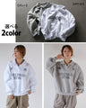 Creates a relaxed look. Collared logo sweatshirt top