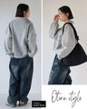 Creates a relaxed look. Collared logo sweatshirt top
