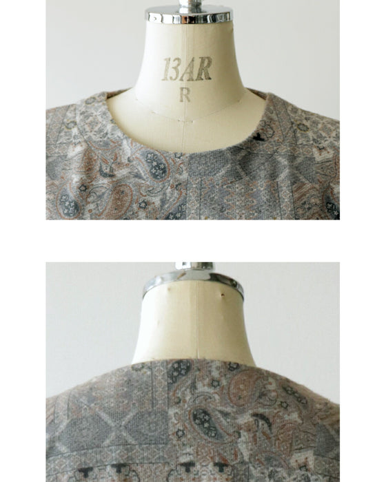 Soft paisley high-end tunic