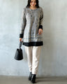 Soft paisley high-end tunic