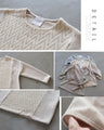 A top made of different materials with an exquisite design that looks great on its own