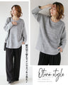 A top made of different materials with an exquisite design that looks great on its own