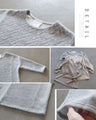 A top made of different materials with an exquisite design that looks great on its own