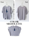 オシャレLADY 異素材ドルマントップス
