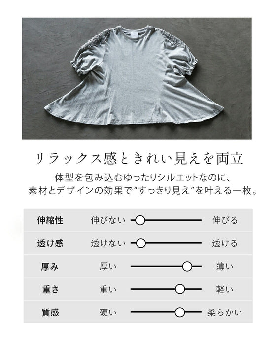 華やぎも、ラフさも。パール&レースで魅せる大人トップス