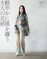 魅せる透け花。軽量シアー花柄シャツ