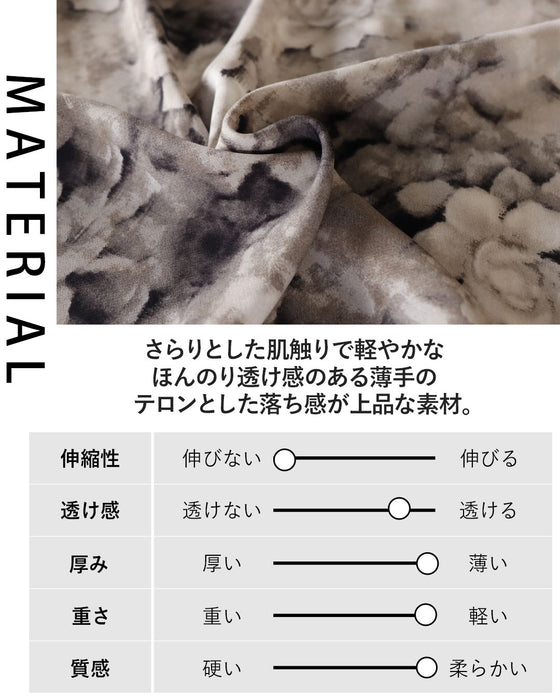 クールにカッコよく 大人の花柄ブルゾン