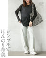 上 品 に キ マ ル。大人の優秀ロンT lame×sheer tops