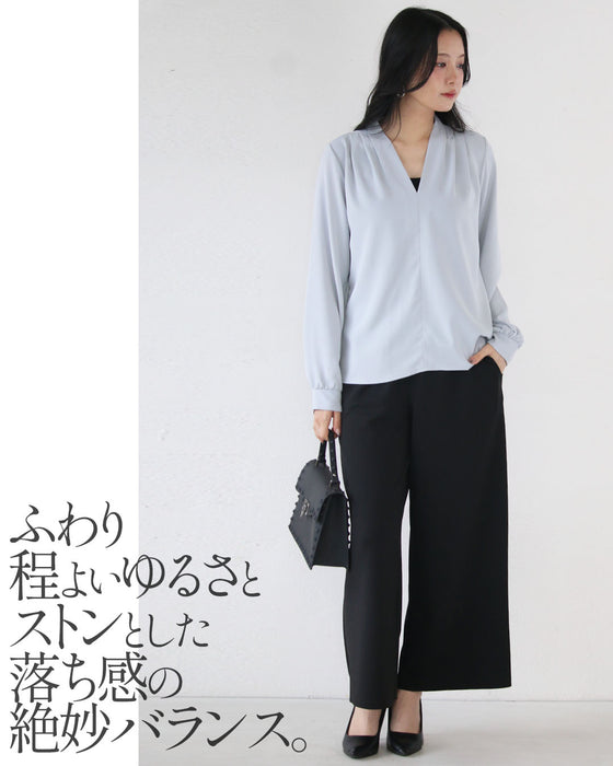 すっきり美映え オンオフ使える大人の着回しブラウス