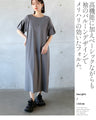 接触冷感×UVカット機能付き リラックスバルーン袖ワンピース
