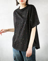 ときめく煌めき ビジュー付きTシャツ