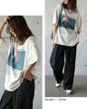 印象的グラフィック。ビッグシルエットTシャツ