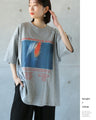 印象的グラフィック。ビッグシルエットTシャツ