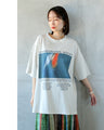印象的グラフィック。ビッグシルエットTシャツ