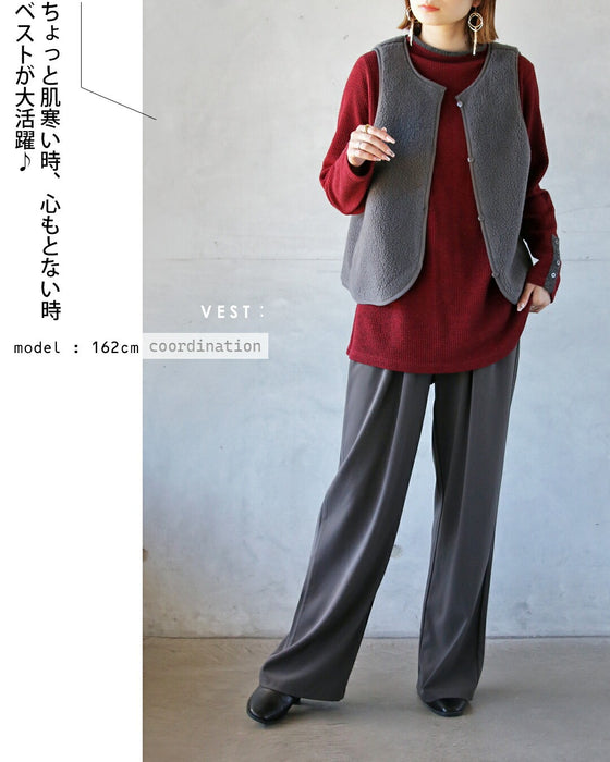 気温も気分も、自在に。ベスト付き軽量キルティングアウター【set】