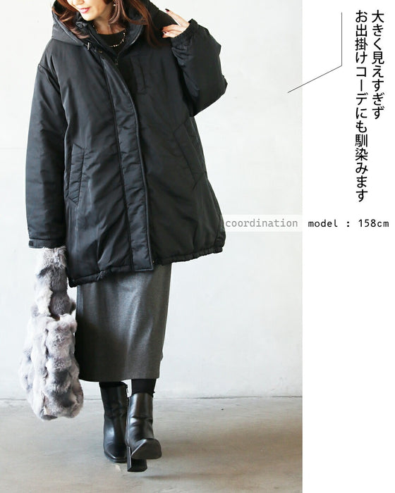 暖かさも軽さも。「頼れる防寒力」2WAYモンスターコート