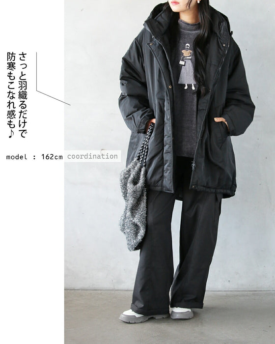 暖かさも軽さも。「頼れる防寒力」2WAYモンスターコート