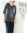 ラフに着て絵になる立体花刺繍デザイントップス