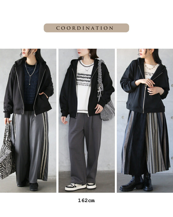 毎日にちょうどいい上質コットンの万能パーカー