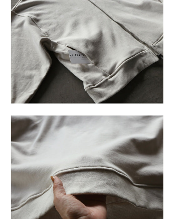 毎日にちょうどいい上質コットンの万能パーカー