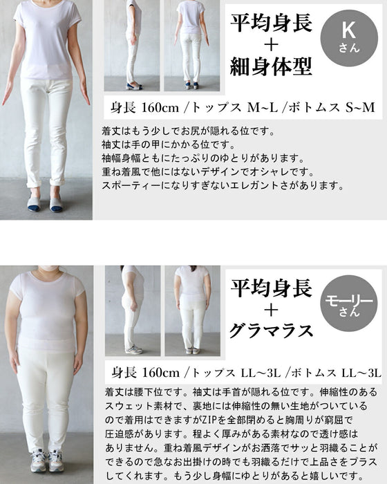 レイヤード見えで差がつく、旬顔パーカー。