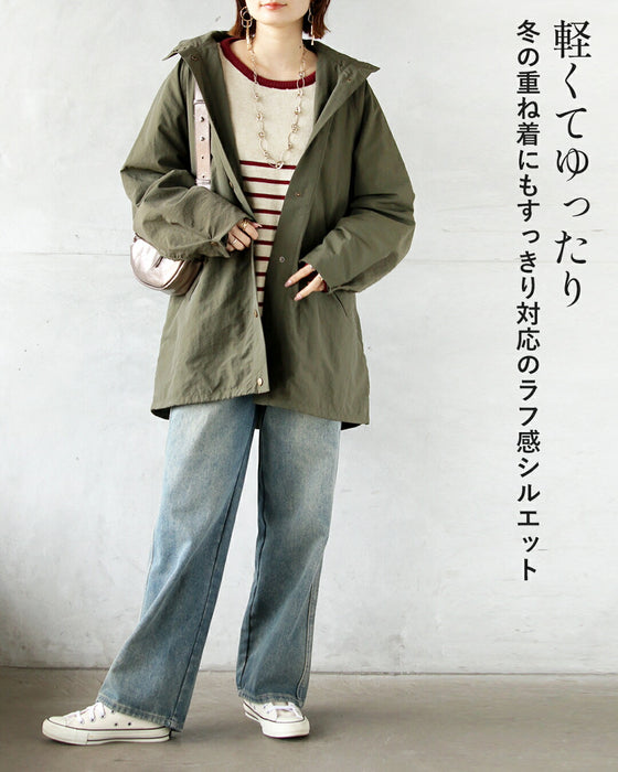 ラクに羽織ってこなれ見え 軽量×ゆったり高機能万能アウター