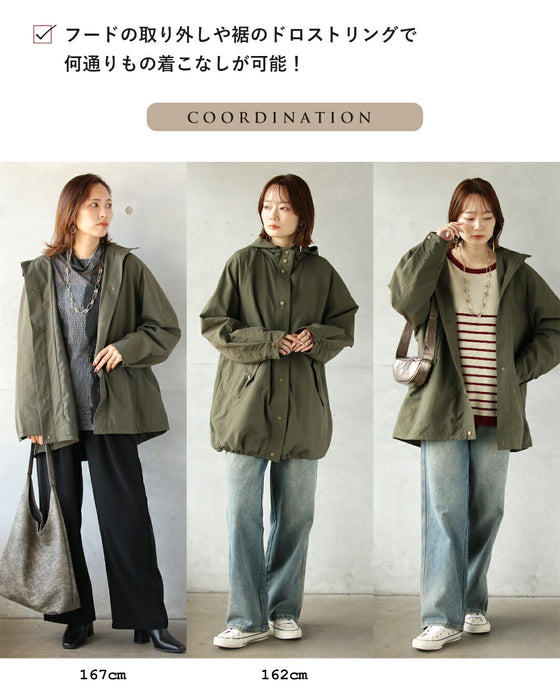 ラクに羽織ってこなれ見え 軽量×ゆったり高機能万能アウター