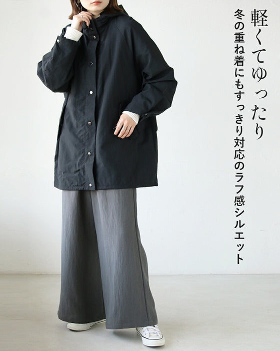 ラクに羽織ってこなれ見え 軽量×ゆったり高機能万能アウター
