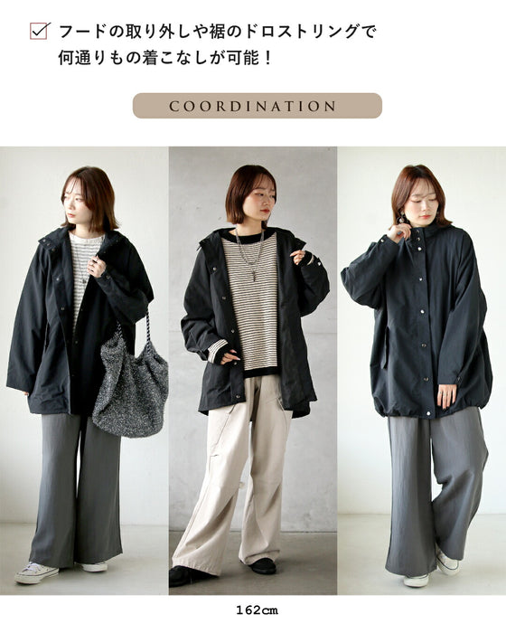 ラクに羽織ってこなれ見え 軽量×ゆったり高機能万能アウター