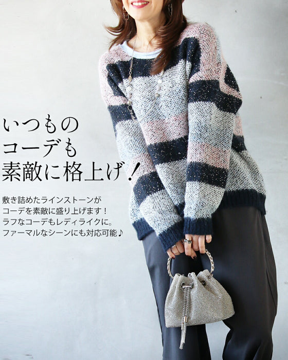 手元に添えるだけで上品な煌めきと華やぎをくれる ジュエリーバッグ