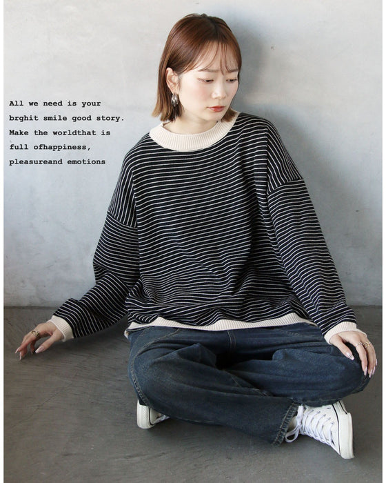 気負わずおしゃれを叶える、毎日着たいボーダーニット