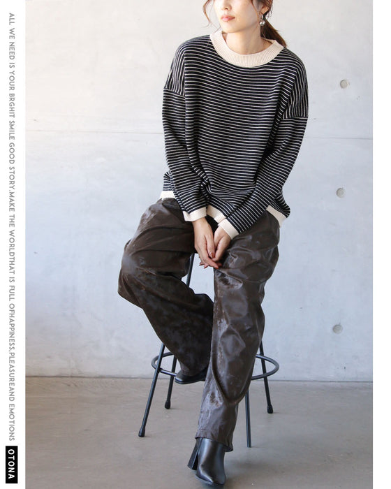 気負わずおしゃれを叶える、毎日着たいボーダーニット