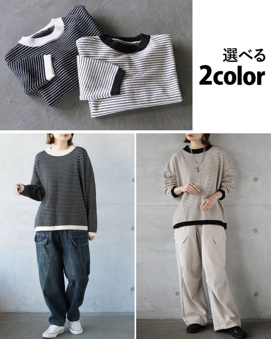 気負わずおしゃれを叶える、毎日着たいボーダーニット