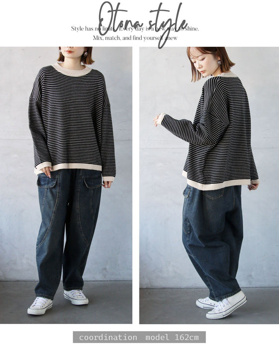 気負わずおしゃれを叶える、毎日着たいボーダーニット