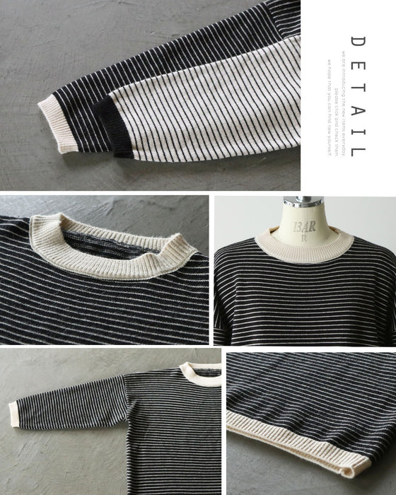 気負わずおしゃれを叶える、毎日着たいボーダーニット