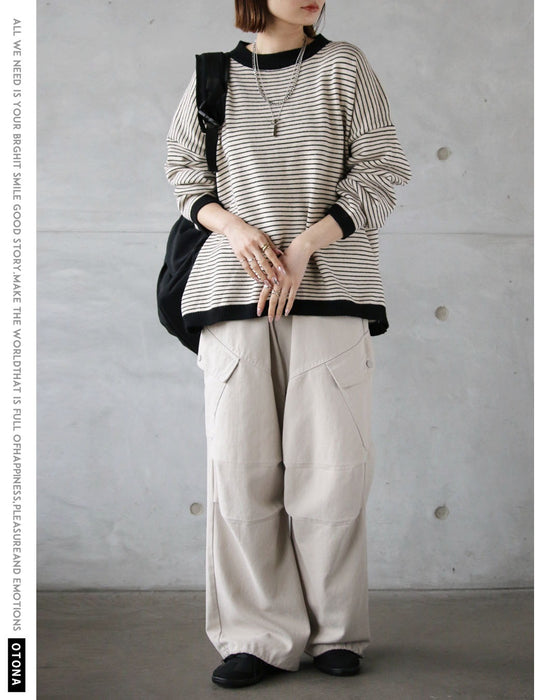 気負わずおしゃれを叶える、毎日着たいボーダーニット