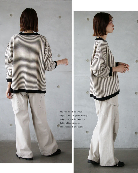 気負わずおしゃれを叶える、毎日着たいボーダーニット