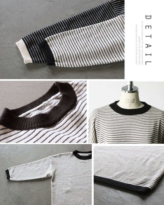 気負わずおしゃれを叶える、毎日着たいボーダーニット