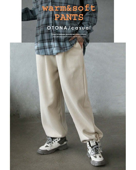 ”ヤミツキ”裏起毛 あったかくて軽い！裏起毛スウェットパンツ