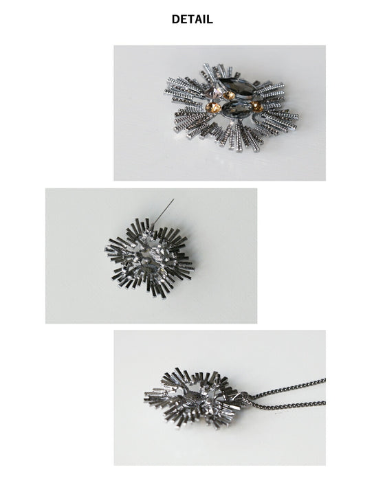 装いに、ひとさじのラグジュアリー ビジューブローチ