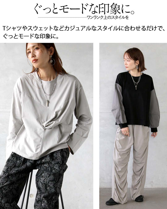 ミニマルなデザインでモードな抜け感を。 レイヤードチェーンネックレス