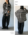 季節の狭間に頼れるチェック柄シャツ