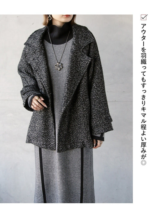 ラインで魅せるシルエット美人ワンピース　