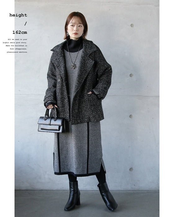 ラインで魅せるシルエット美人ワンピース　