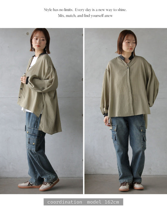 ラクなのに、こなれ見え 大人のためのゆるストライプシャツ
