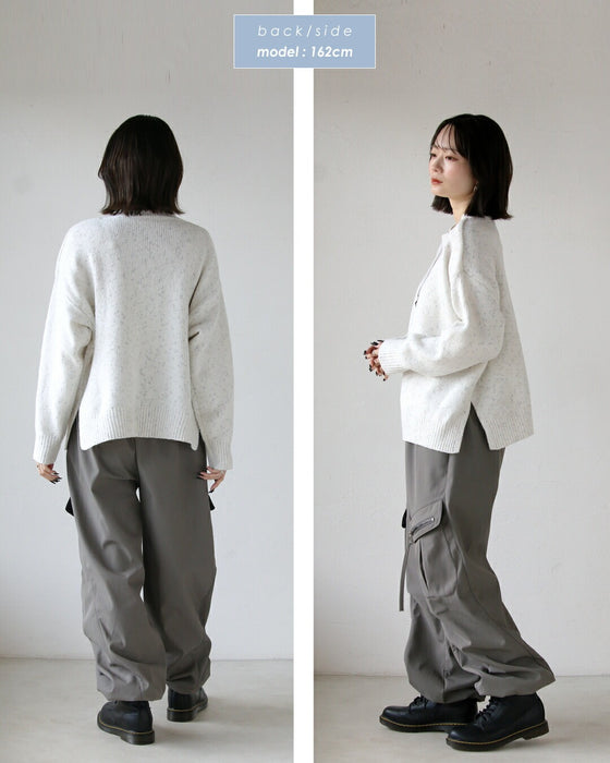 品よくやさしく煌めく やわもちニット