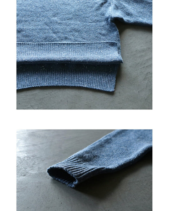 品よくやさしく煌めく やわもちニット